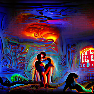 Sex at the end of the world AI generated sex art series 1 OpenSea 