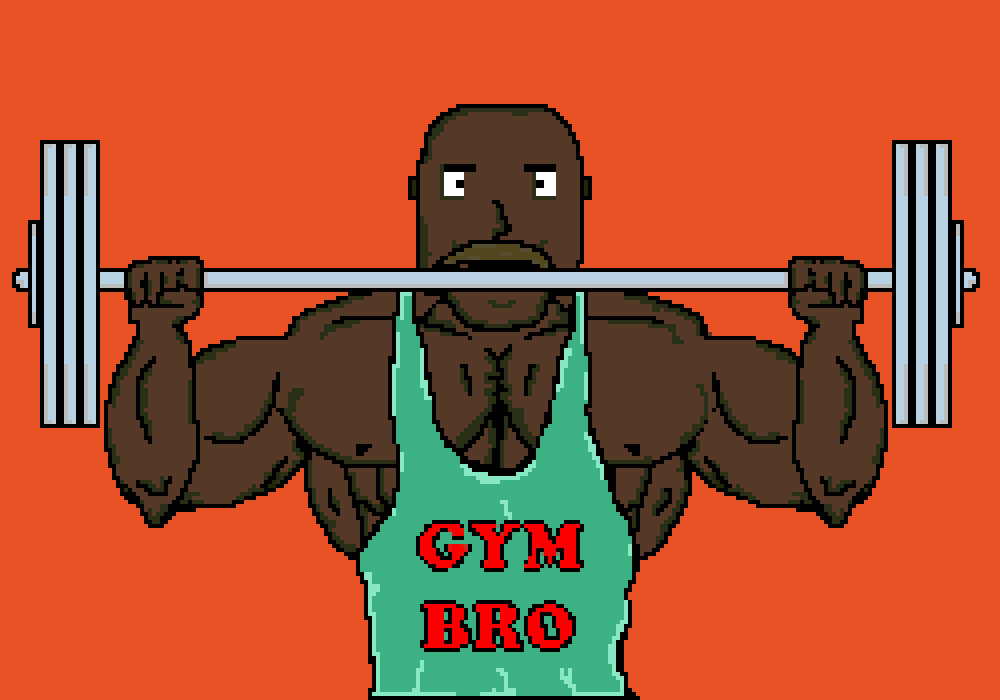8-Bit Gym Bro #5483 - 8-Bit Gym Bros