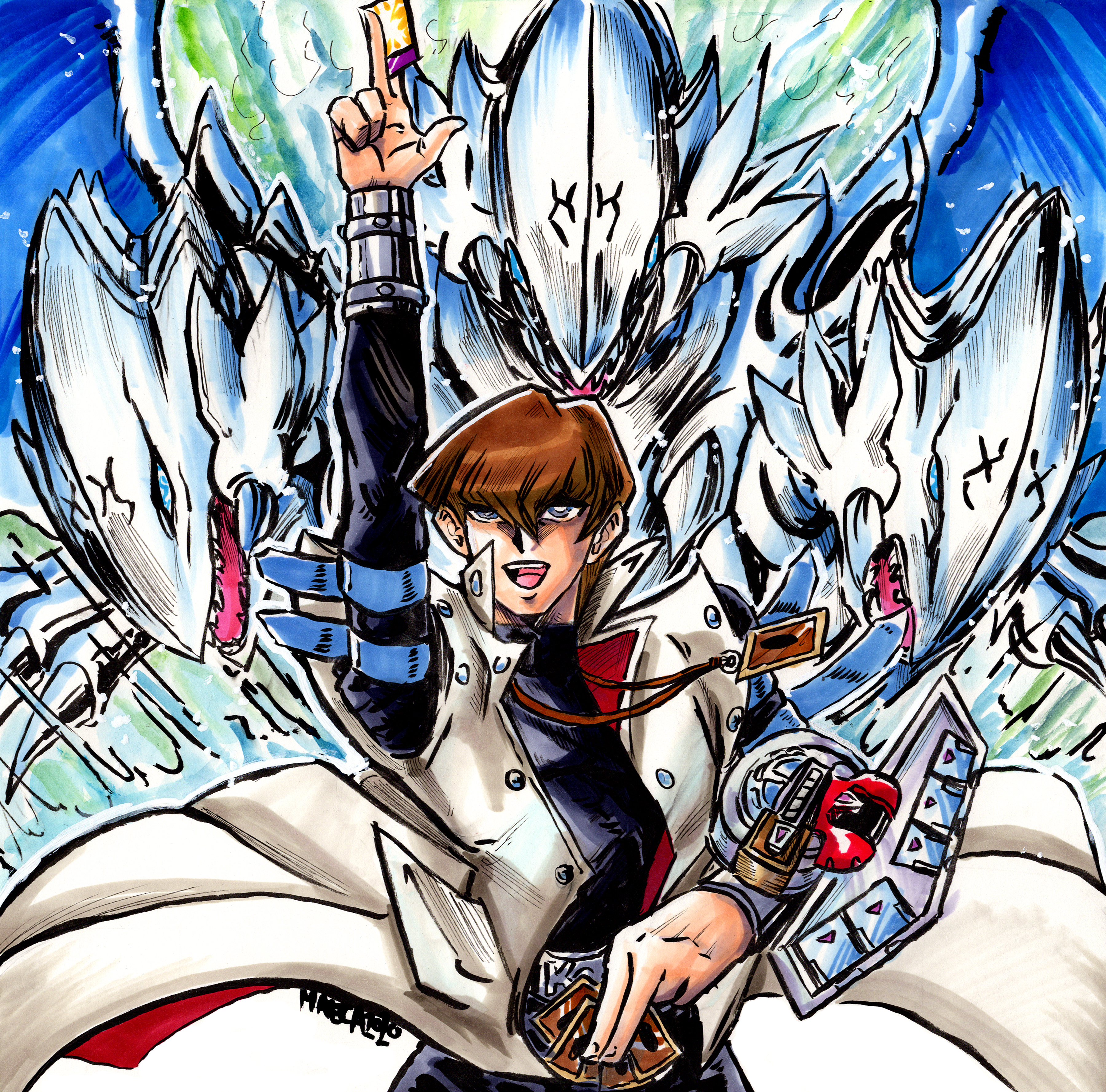 Seto Kaiba Yu-Gi-Oh Photo Art Anime Poster Canvas Art Poster and Wall Art  Picture Print Modern Family bedroom Decor Posters 08x12inch(20x30cm) :  Amazon.co.uk: Home & Kitchen