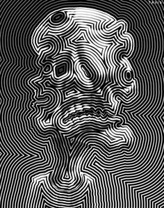 Strange - art of lines and dots