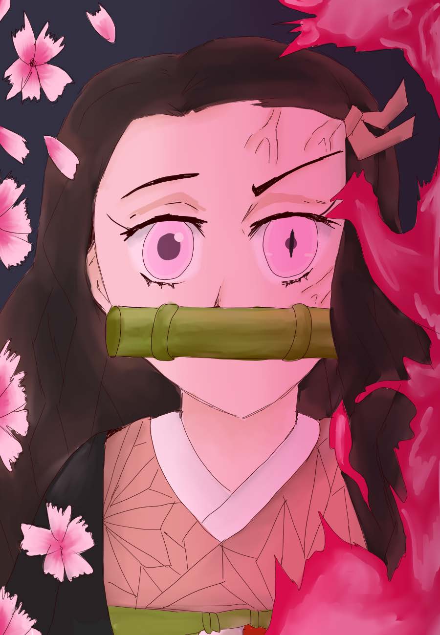 Nezuko fan art - Anime Fan Girl