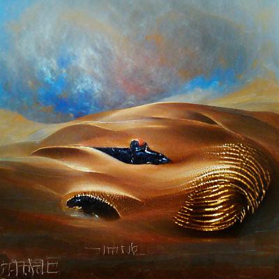 Dune AI Acrylic Art - PhelanVoin's AI Acrylic Art