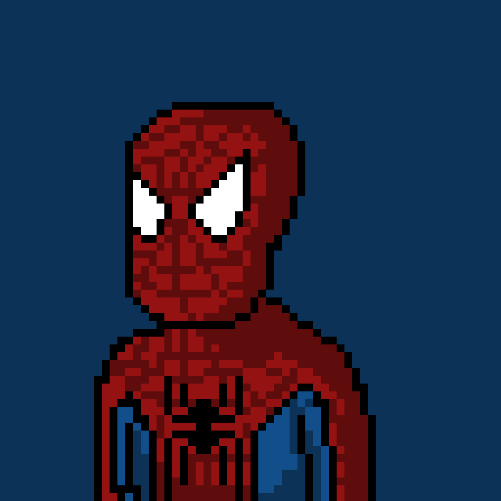 Deadpool pixel illustration, Minecraft Spider-Man Deadpool Pixel