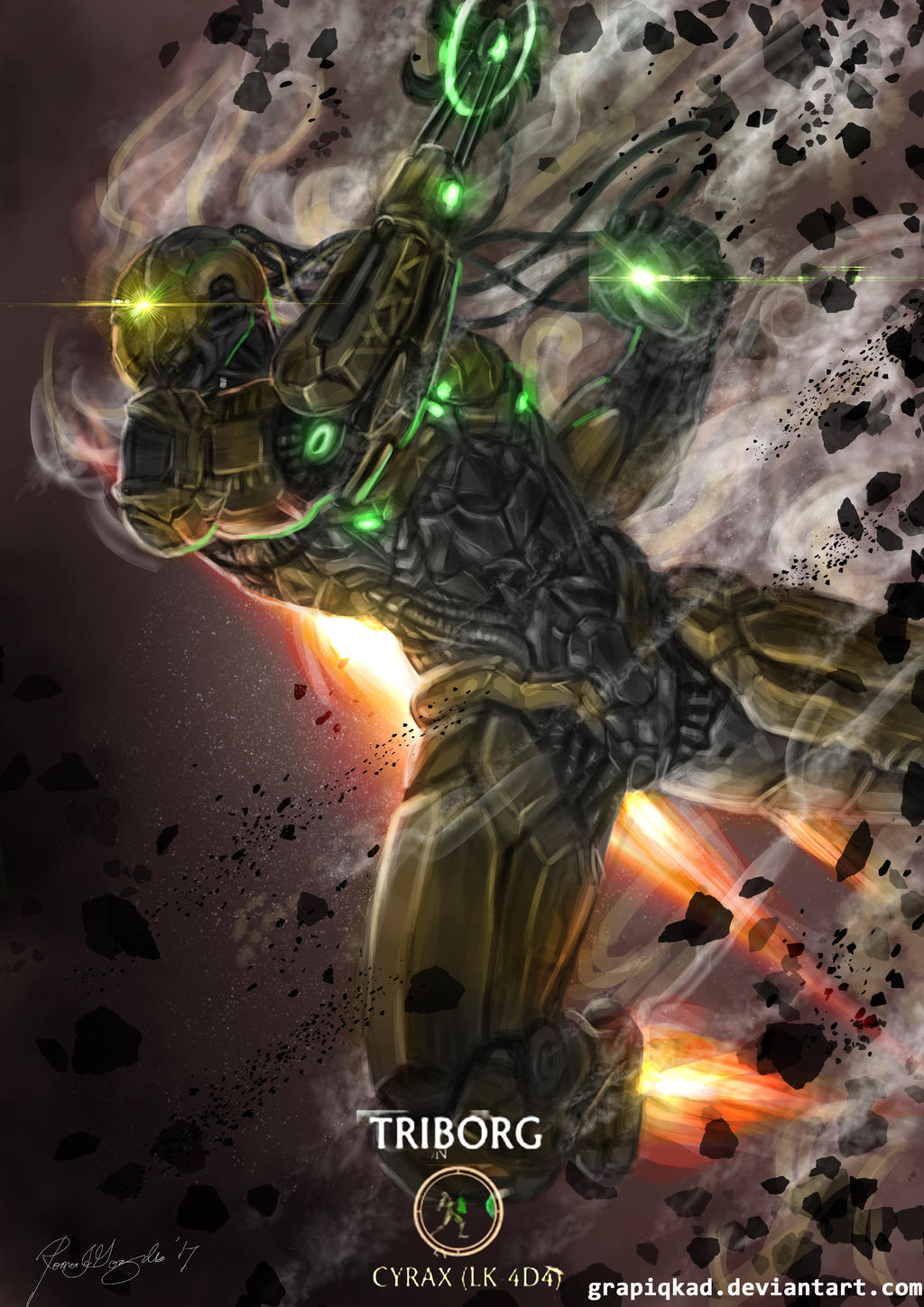 Mortal Kombat X-Triborg-Cyrax - Mortal Kombat Art