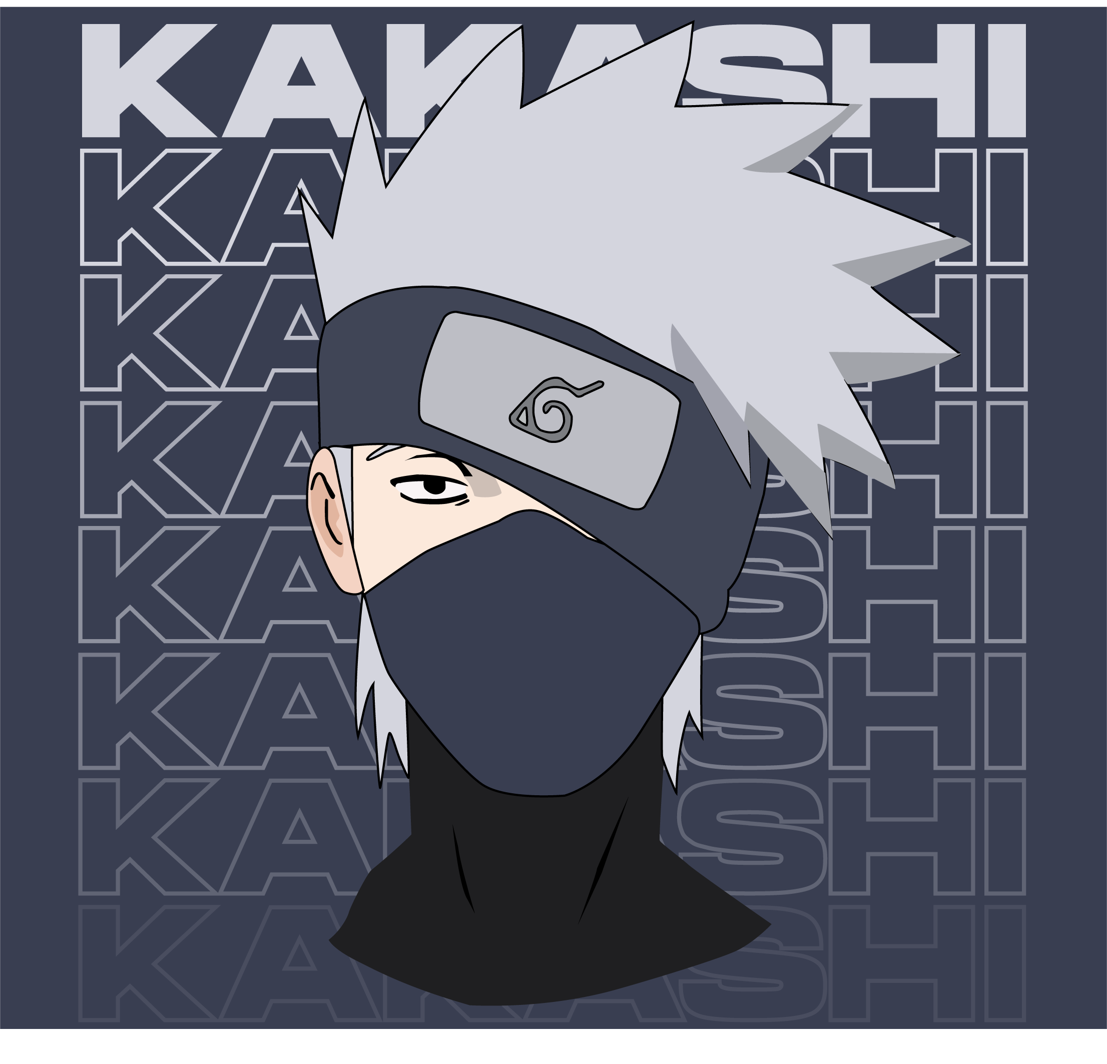 Sketchbook: Naruto Kakashi Tall Logo 110 Blank Pages with Size 8.5x11 for  Drawing, Writing, Painting, Sketching or Doodling by - Amazon.ae
