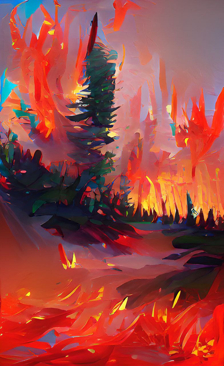 Forest Fire Art - Collection | OpenSea