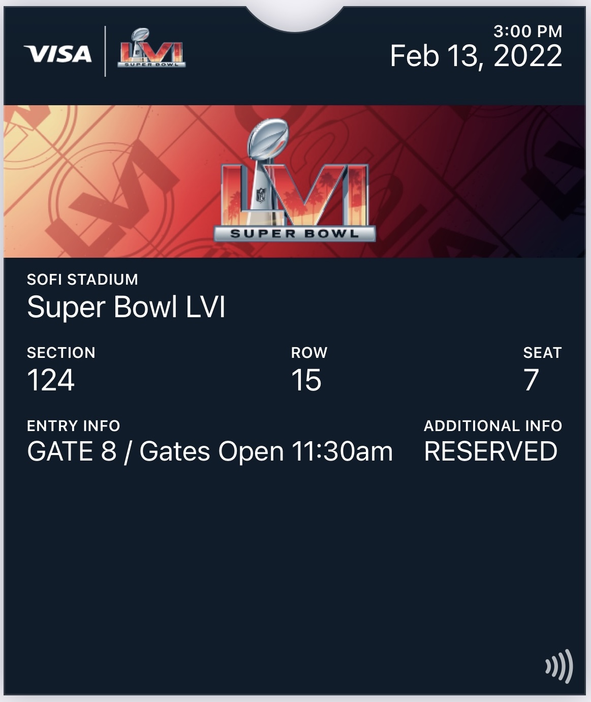 Superbowl LVI Ticket Frame - Funding Innovation