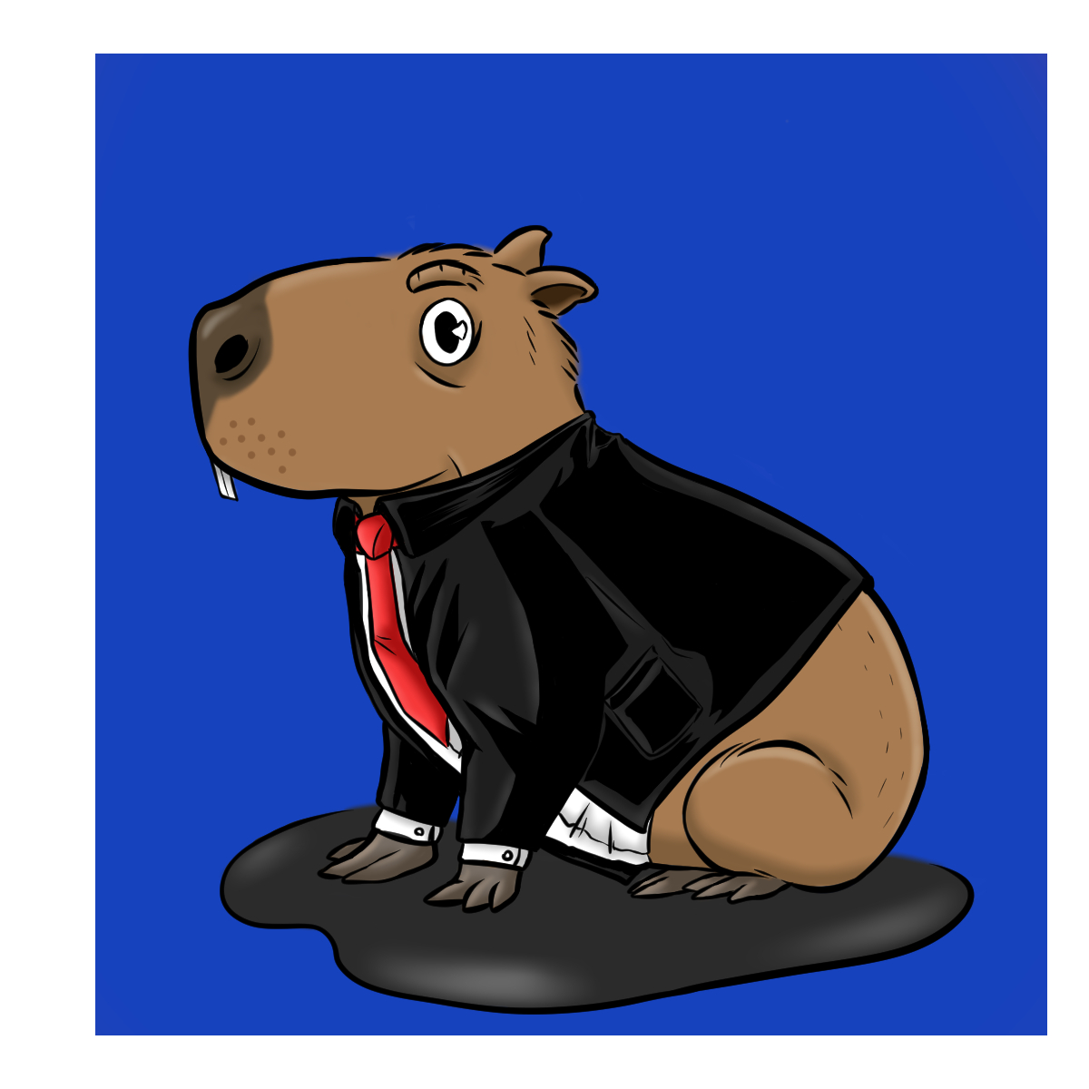 Suit Capybara - capybara's and chill | OpenSea