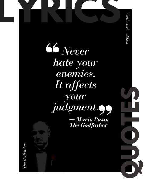 godfather poster quotes