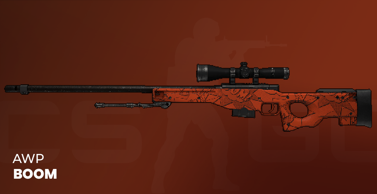 AWP Boom With Team Work Stickers CSGO Panorama UI Free Download