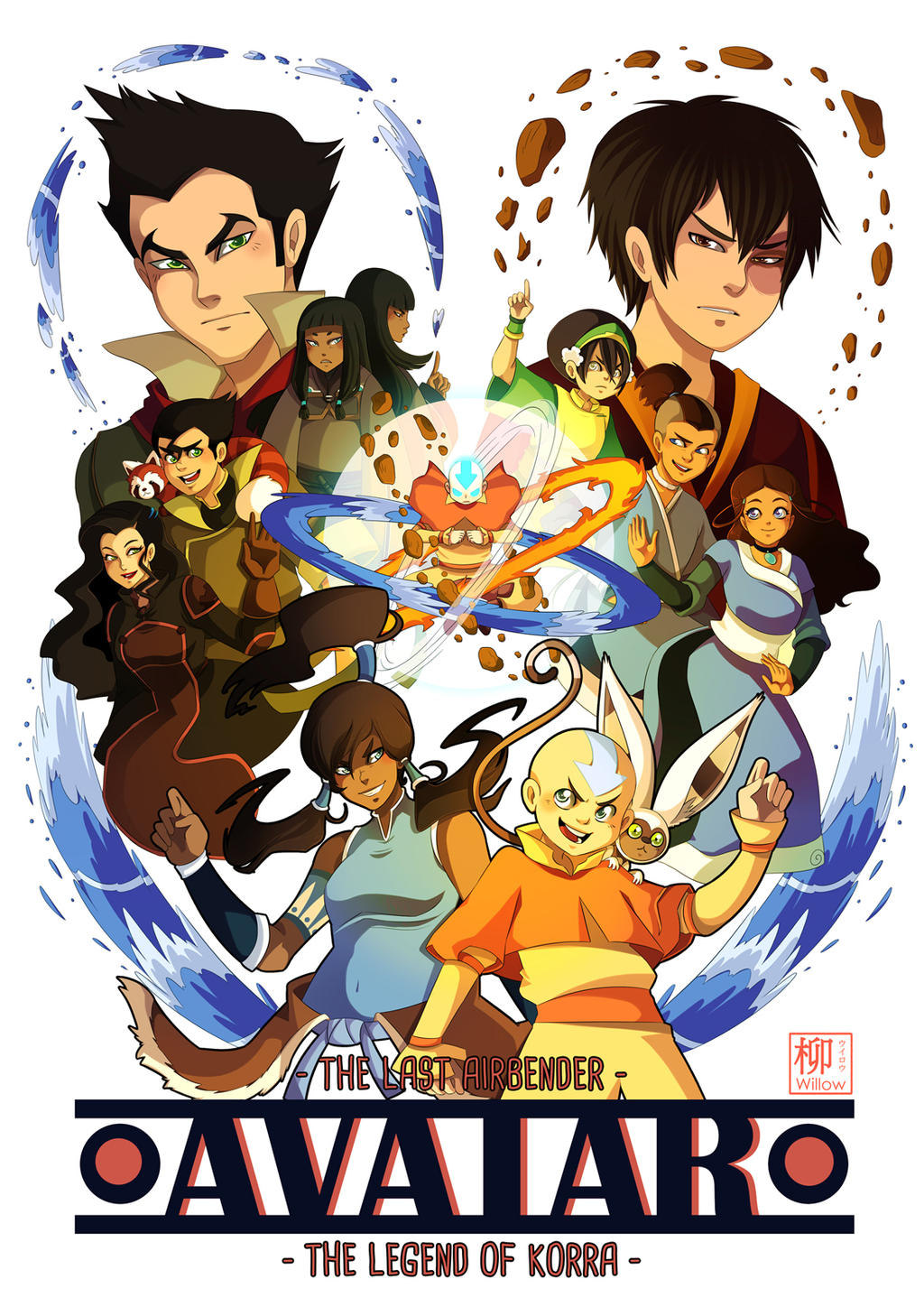 Avatar The Last Airbender Sticker by Moody La