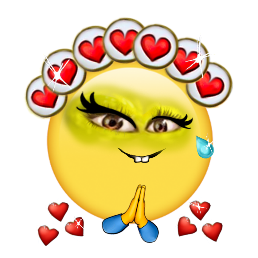Cursed Emoji Love PNG Pic