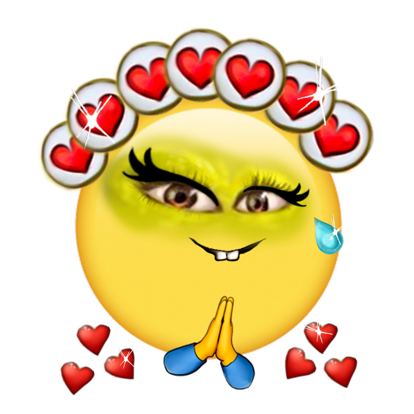 Cursed Emoji Love PNG Photo