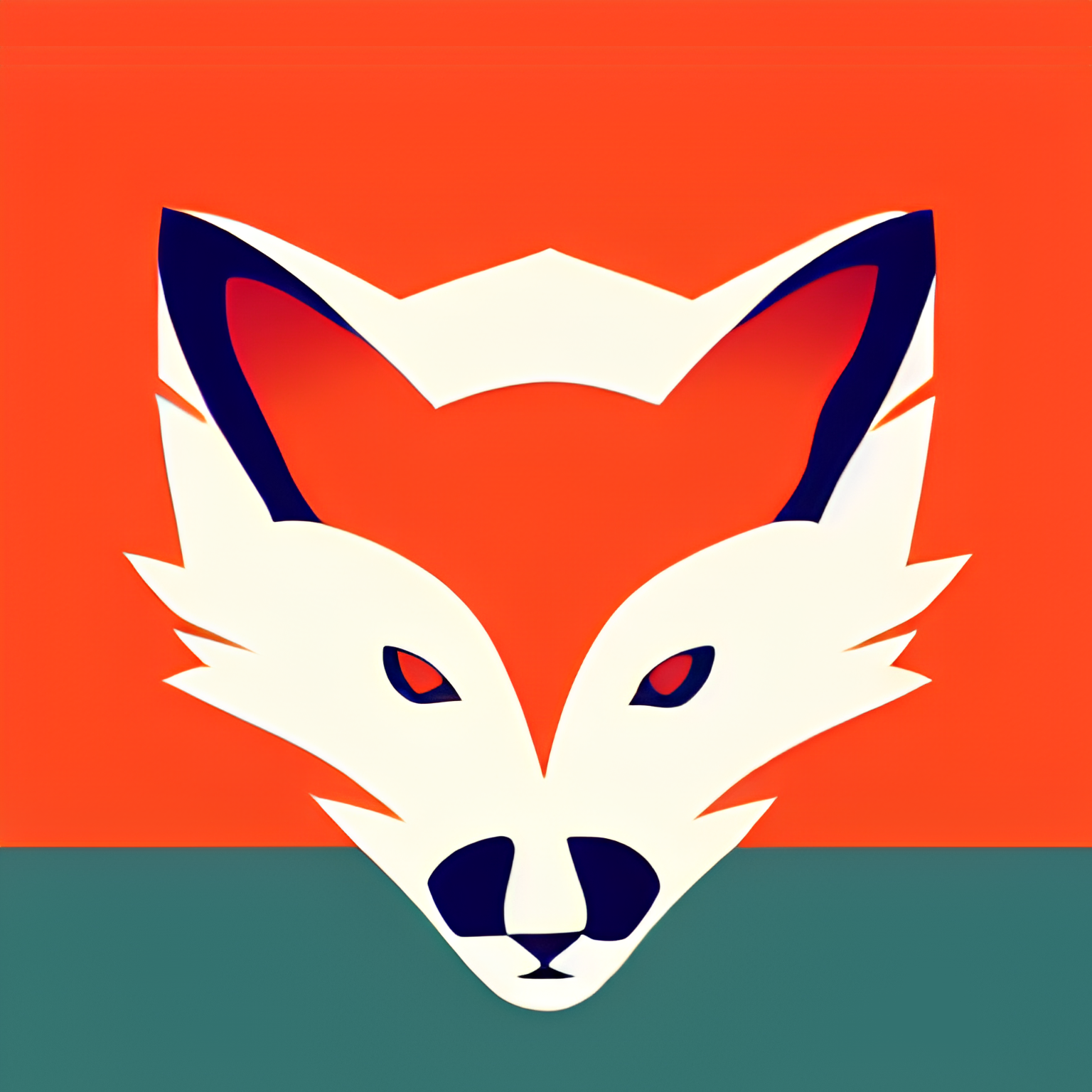 Fox Logo (orange & green) - Collection | OpenSea