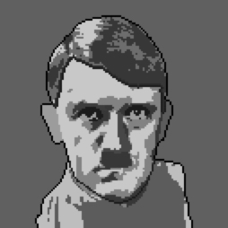 Free: Hitler Pixel Art Maker Clipart , Png Download - Nazi Sans  