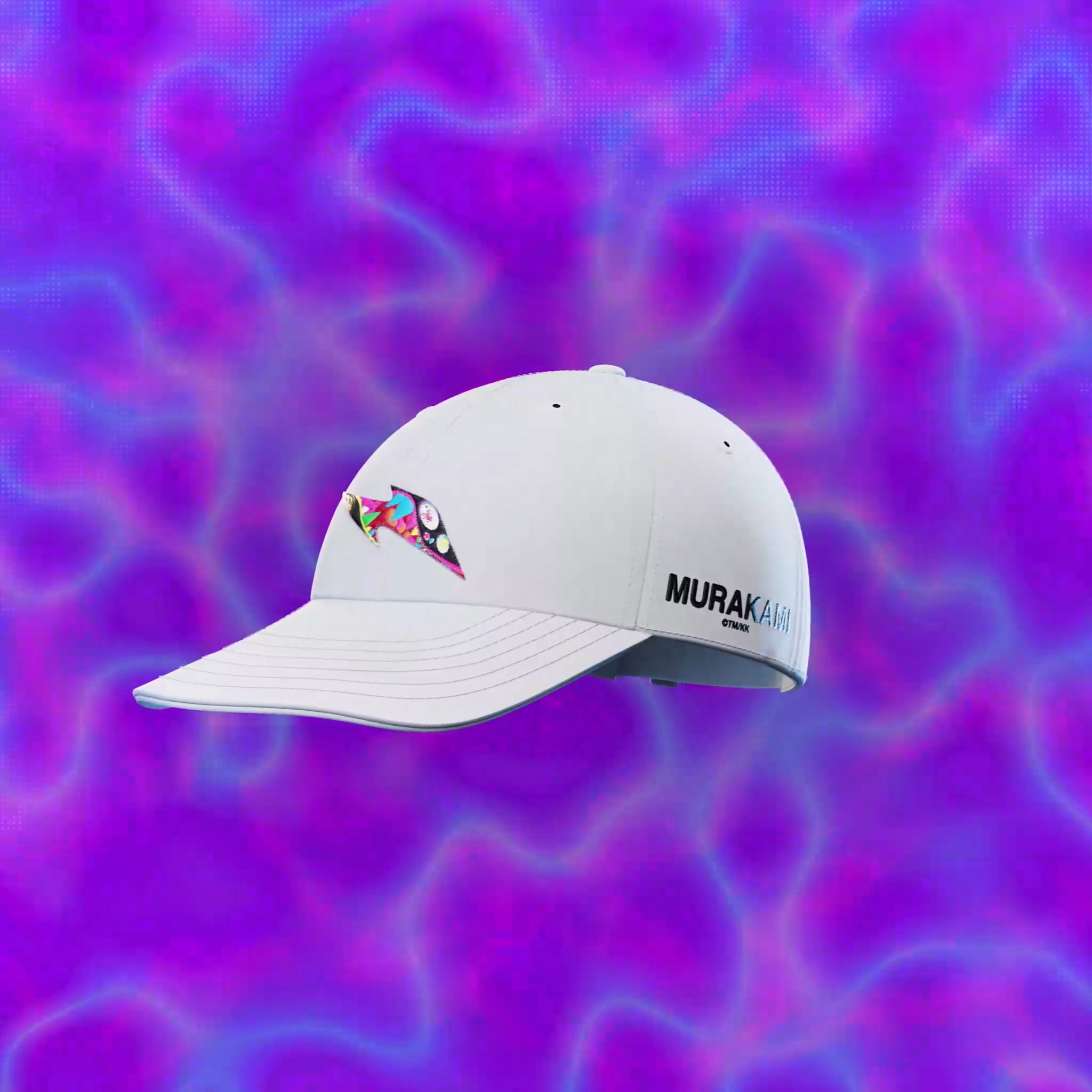 RTFKT CloneX Murakami Drip Hat White - US