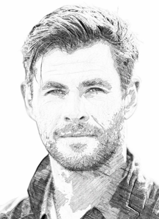 Chris Hemsworth - Portraits by Brian - Drawings & Illustration, People &  Figures, Celebrity, Actors - ArtPal