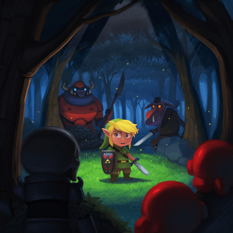 Luke's Awakening fan art merges Star Wars with Zelda to delightful