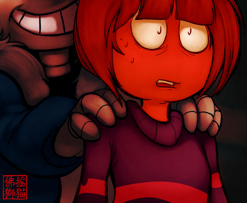 Frisk/Chara Boss Fight [Dust sans simulator. THE REMAKE] 