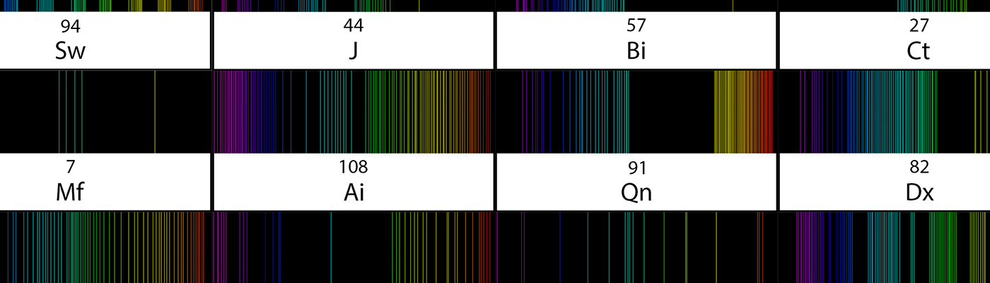 Emission Spectrum of Imaginary Chemical Elements - Collection | OpenSea