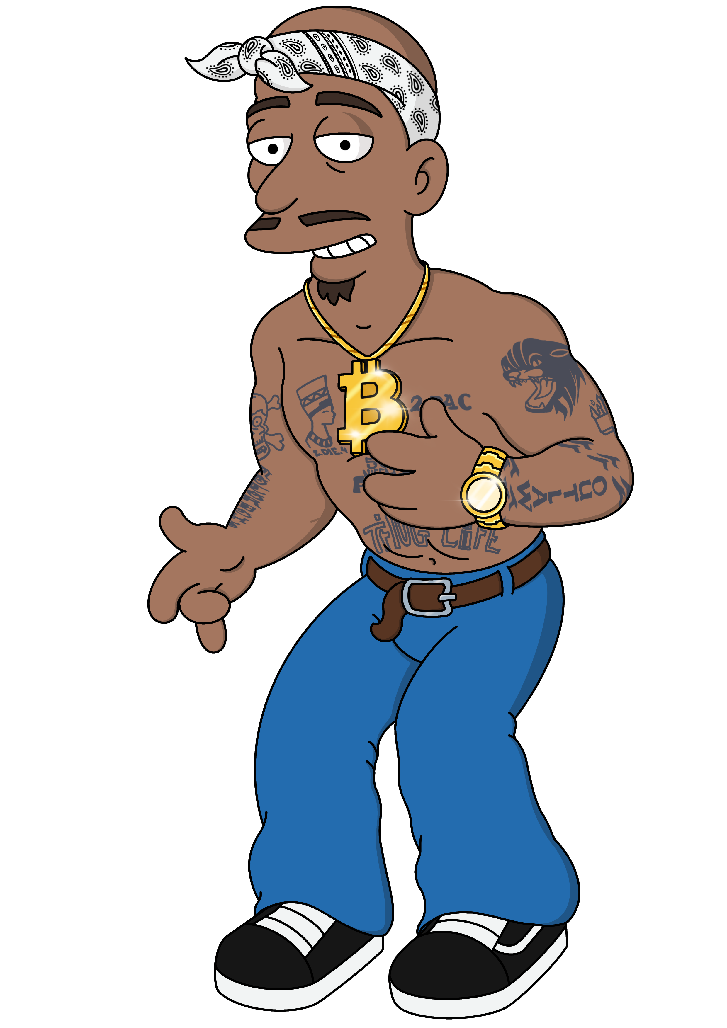 The Simpsons - Tupac Shakur - Hidden_Gems | OpenSea