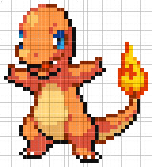 Pixilart - Charmander by Bunny-PixelOwO