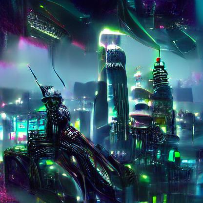 futuristic alien cities