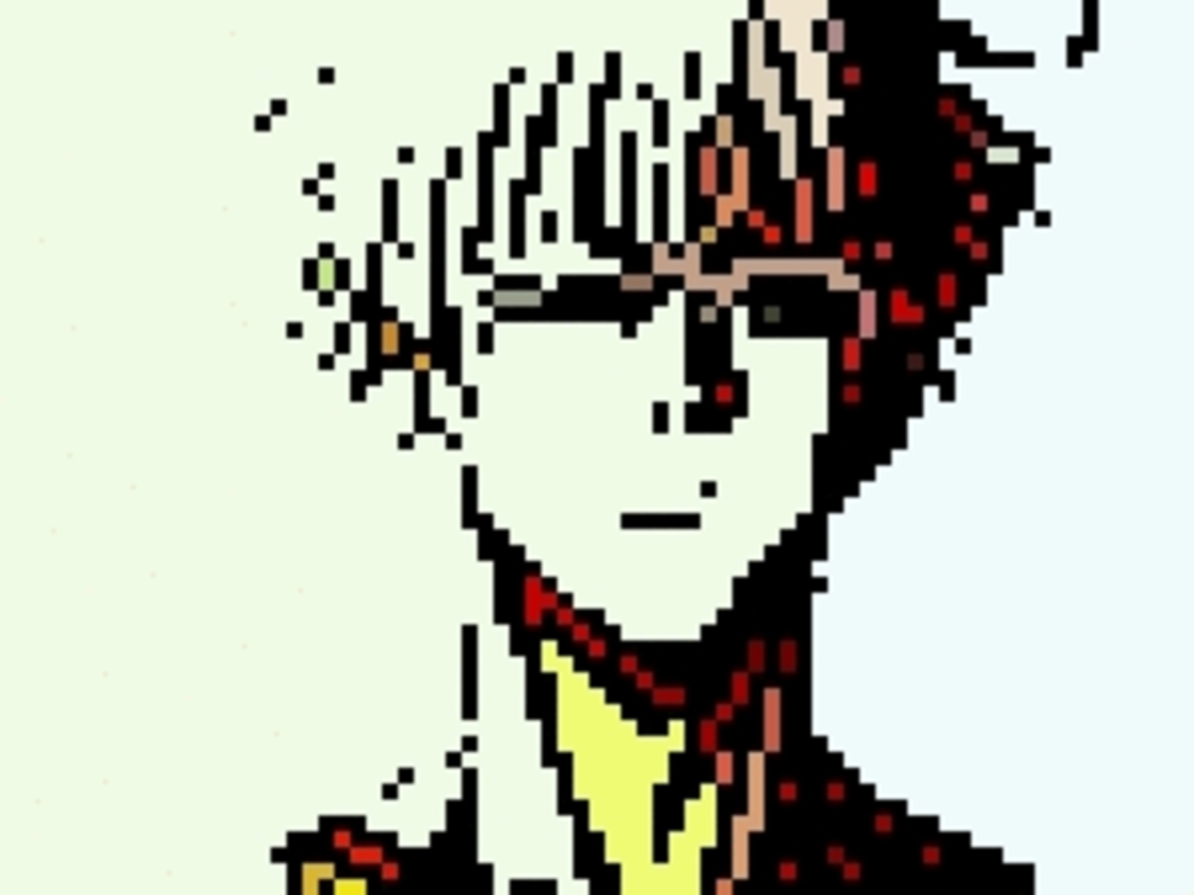 Jujutsu Kaisen Satoru Gojo Pixel art pattern