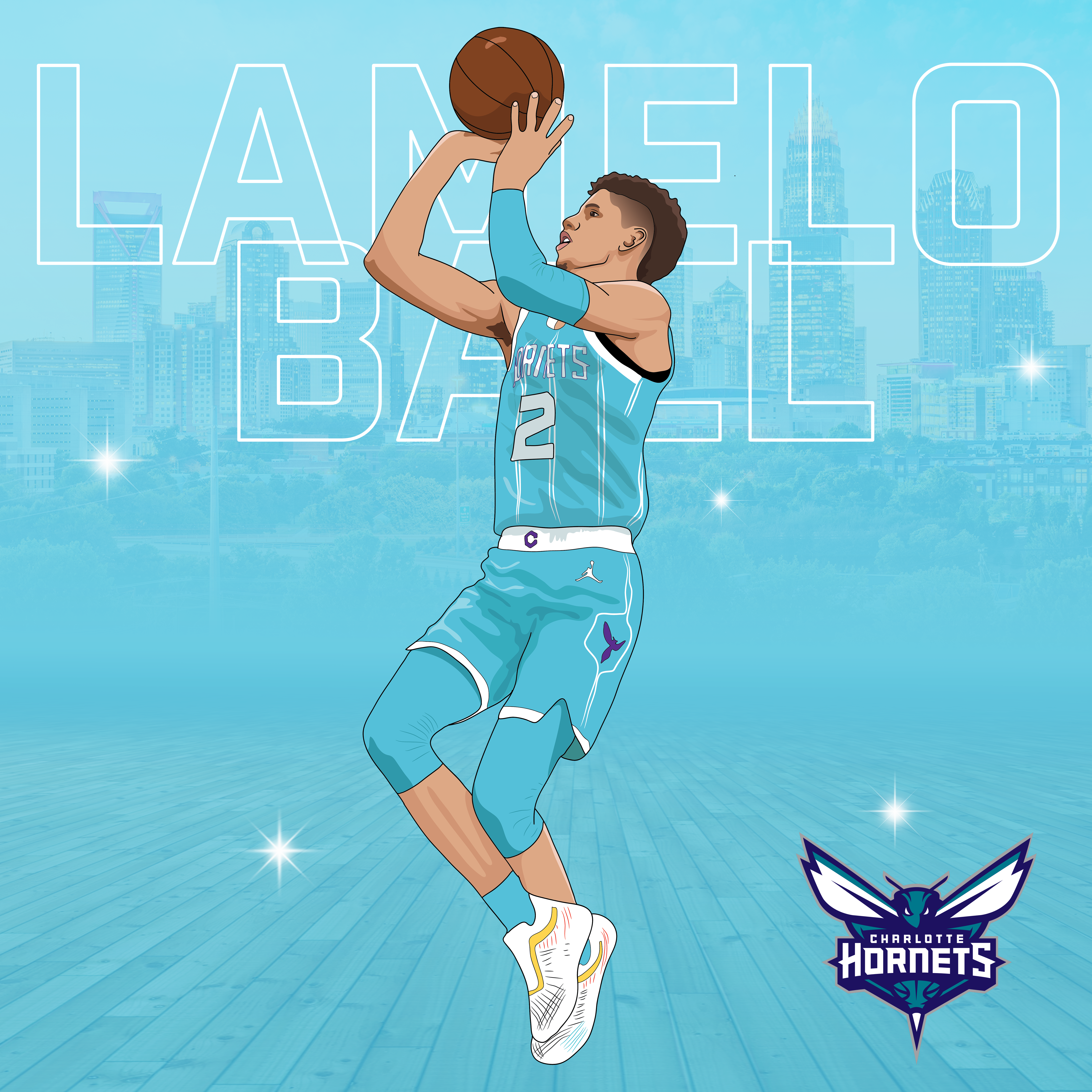 Lamelo Ball Walpaper rte plz  rCharlotteHornets