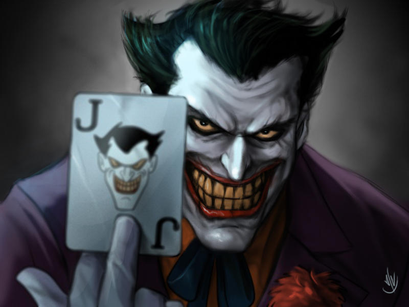 Paint-over Joker from Batman Animated Series - Atomic Batman