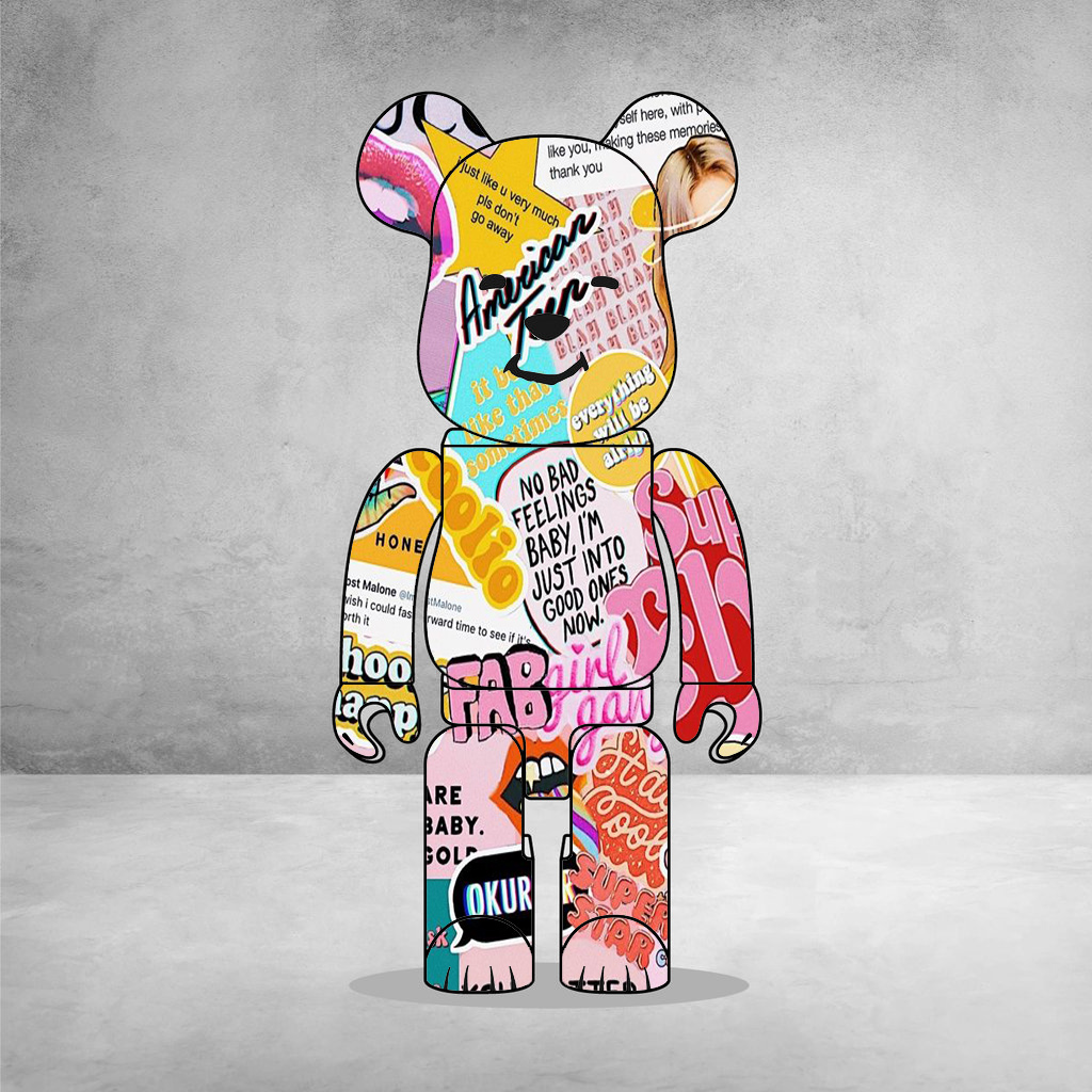 pop art bear brick - bear brick V2