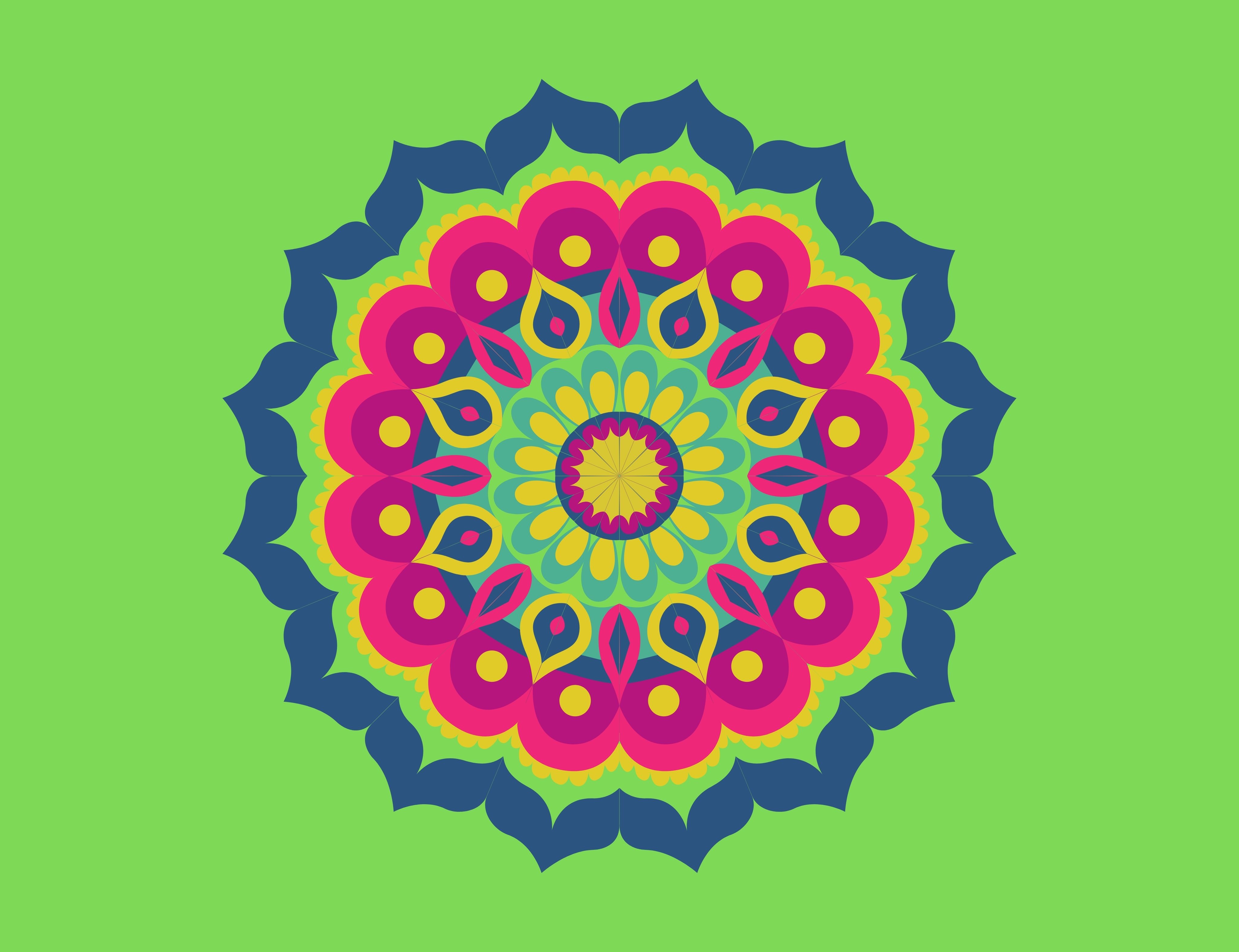 Mandala #136 - Mandala Madness - Art, Abstract, Soul, Color, Life