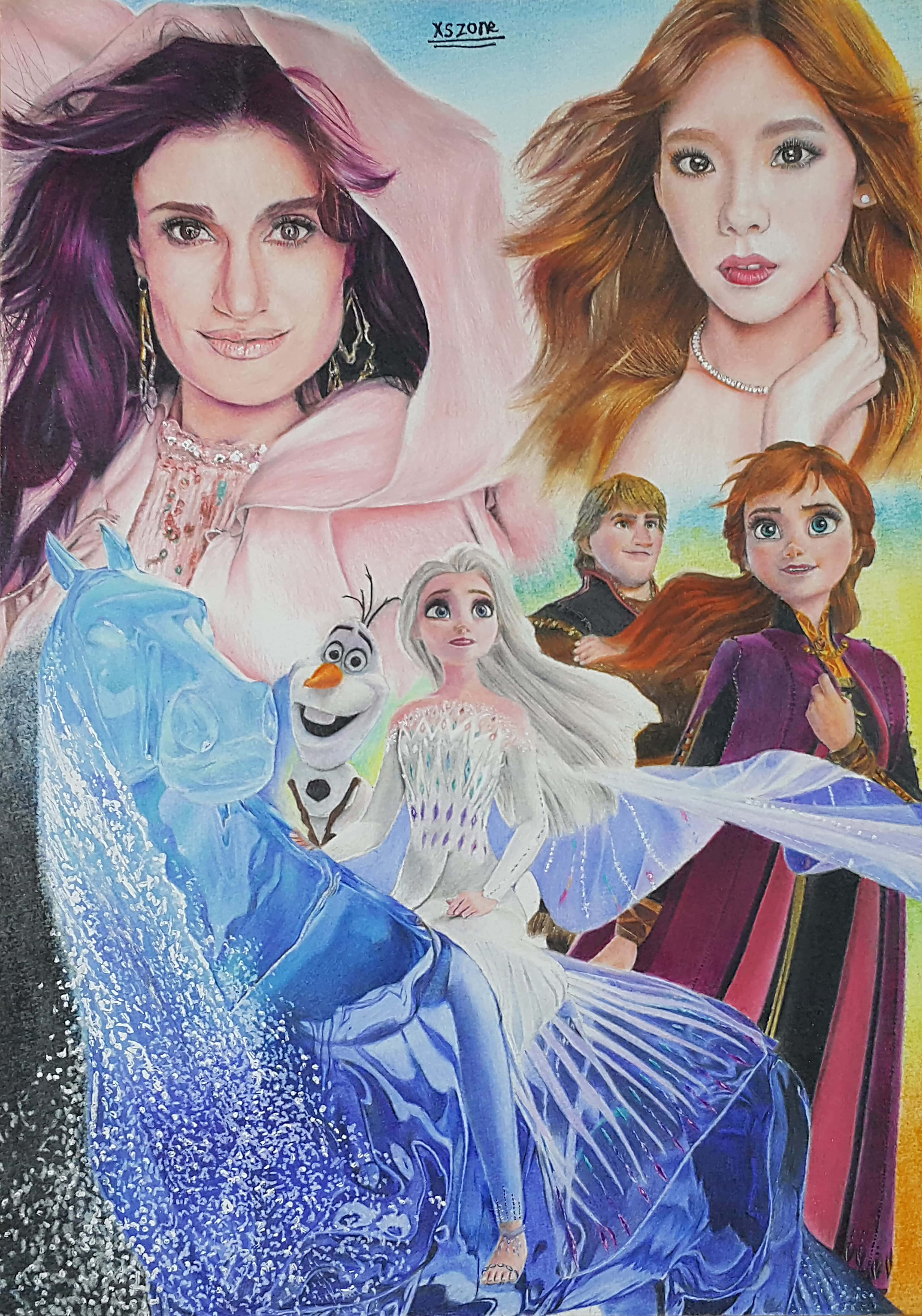 Frozen 2 Drawing Pic - Drawing Skill