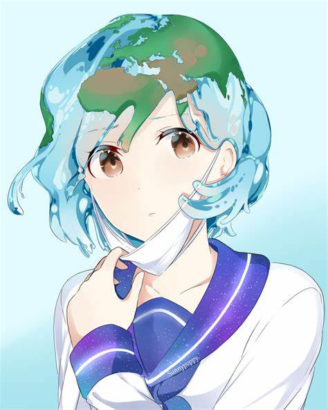 Reddit is obsessed with Earth-chan, an anime version of Earth - Forums -  MyAnimeList.net