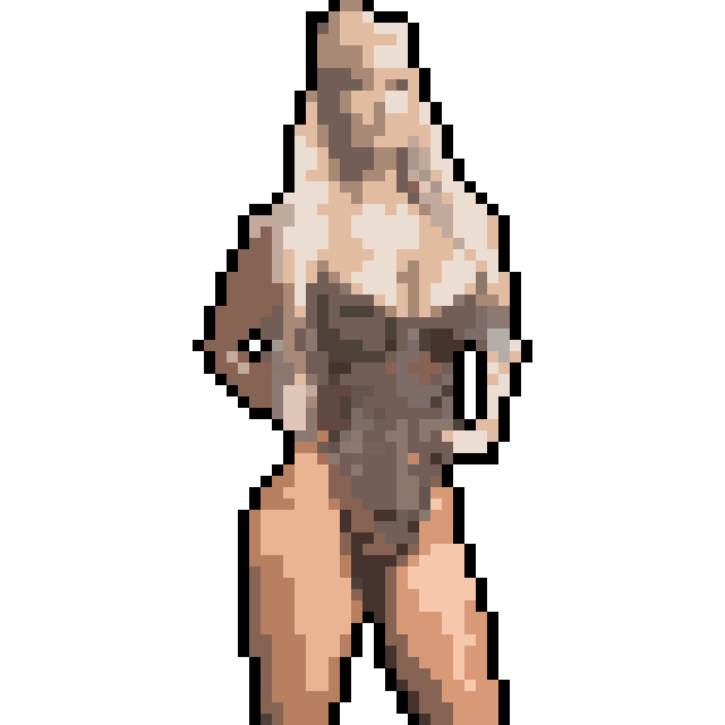 Sexy Girl Pixel Art #9 - 1xMerch | OpenSea