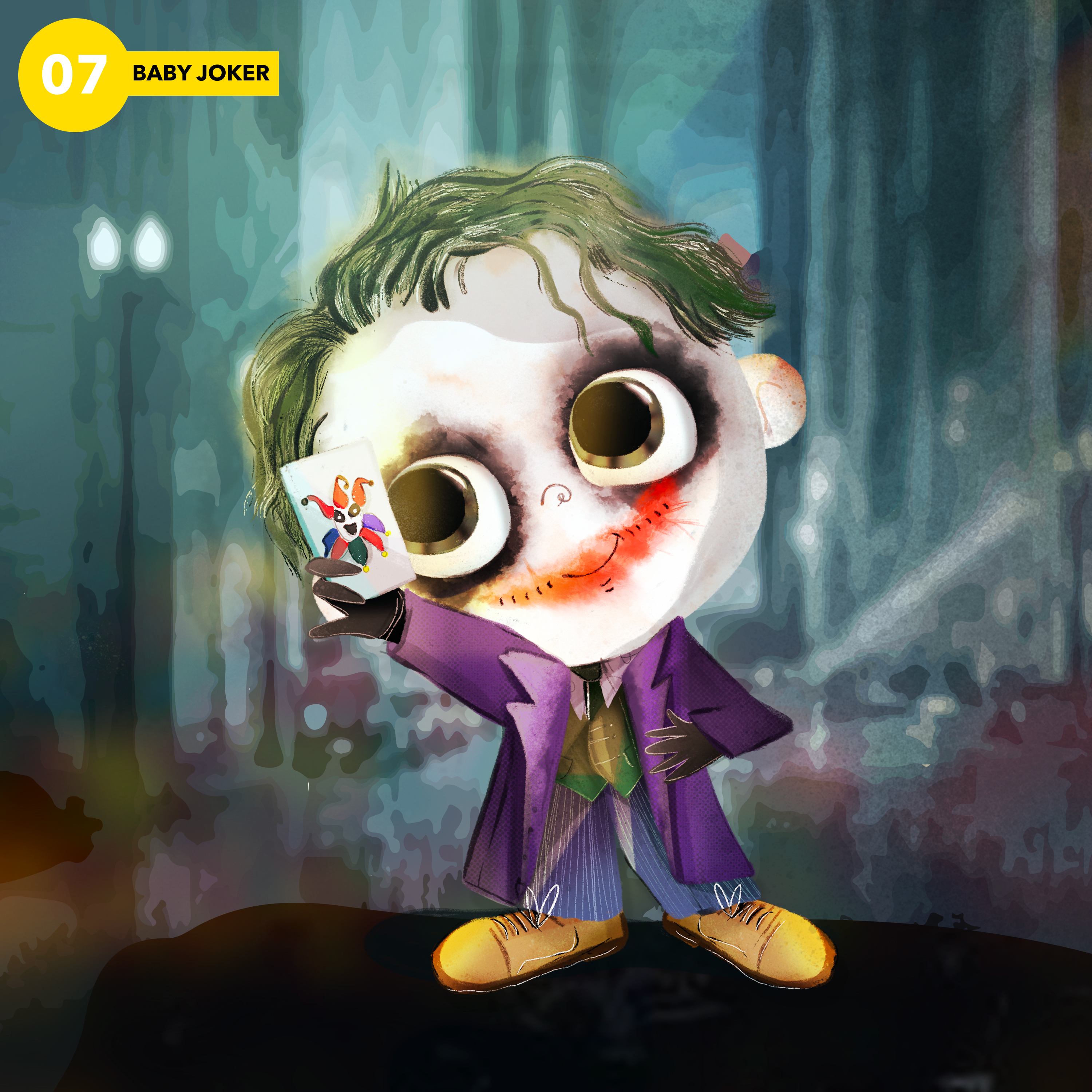 07 - Baby Joker - Baby Villains | OpenSea