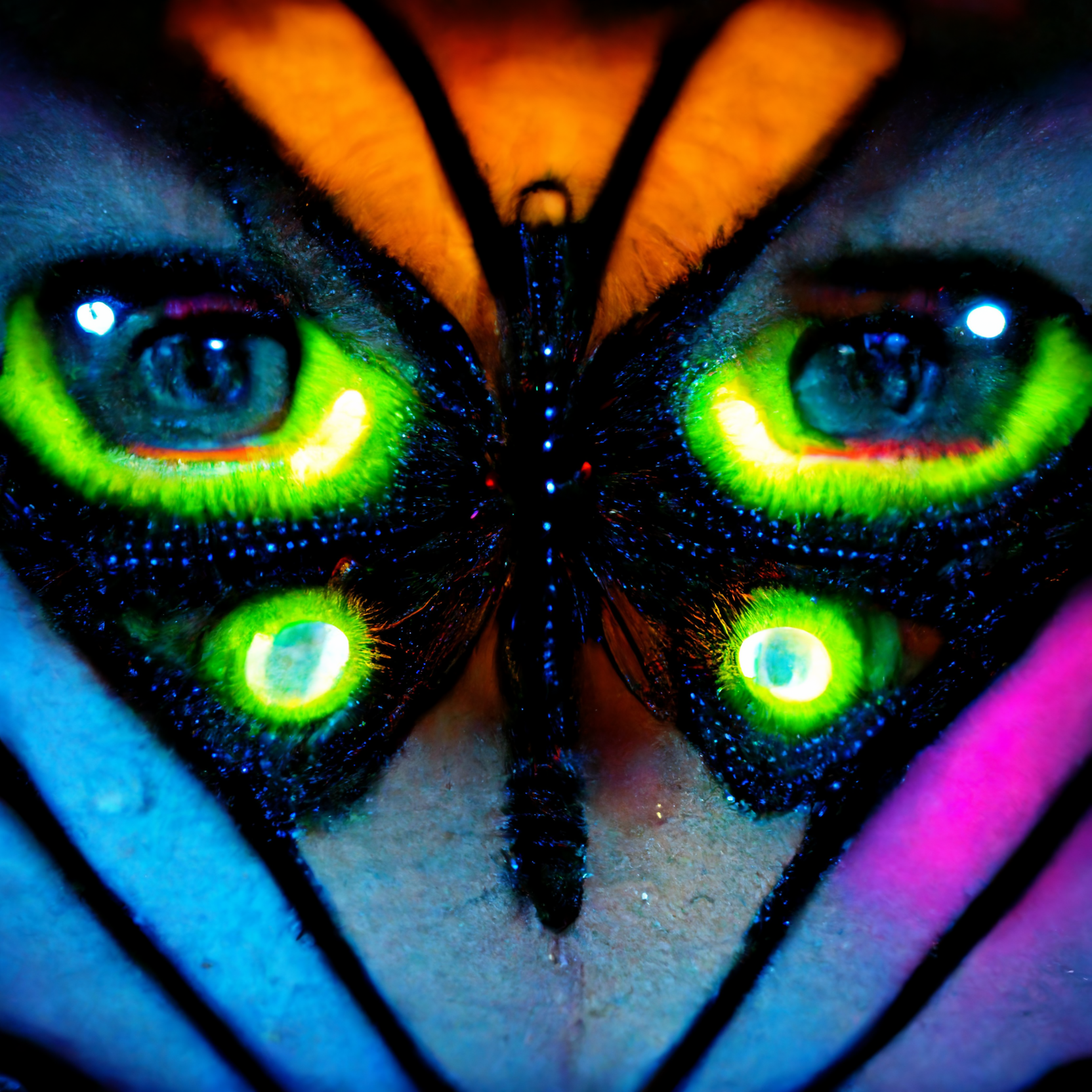 Cyberpunk Butterflies