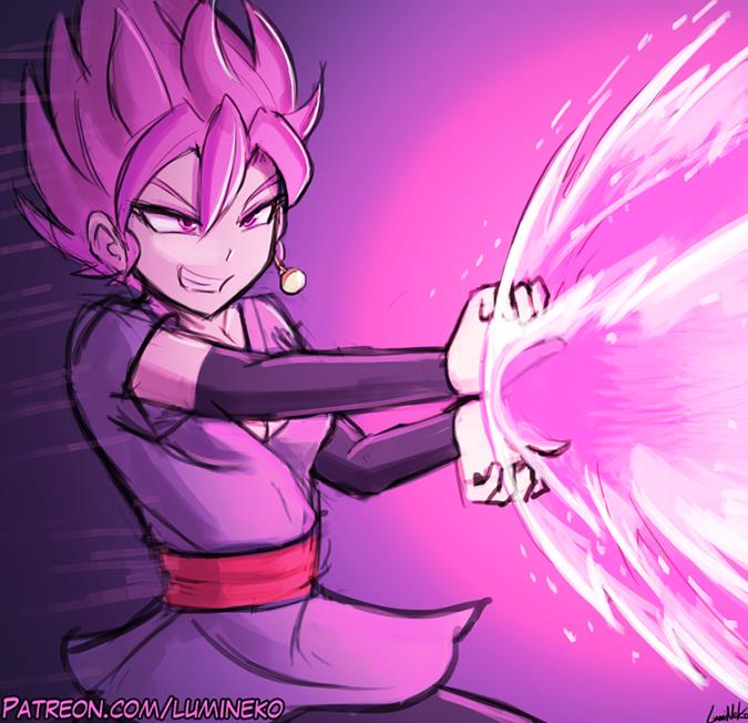 R63 Goku Black SSJ Rose Kamehameha Wave - Dragon Ball Z Gallery