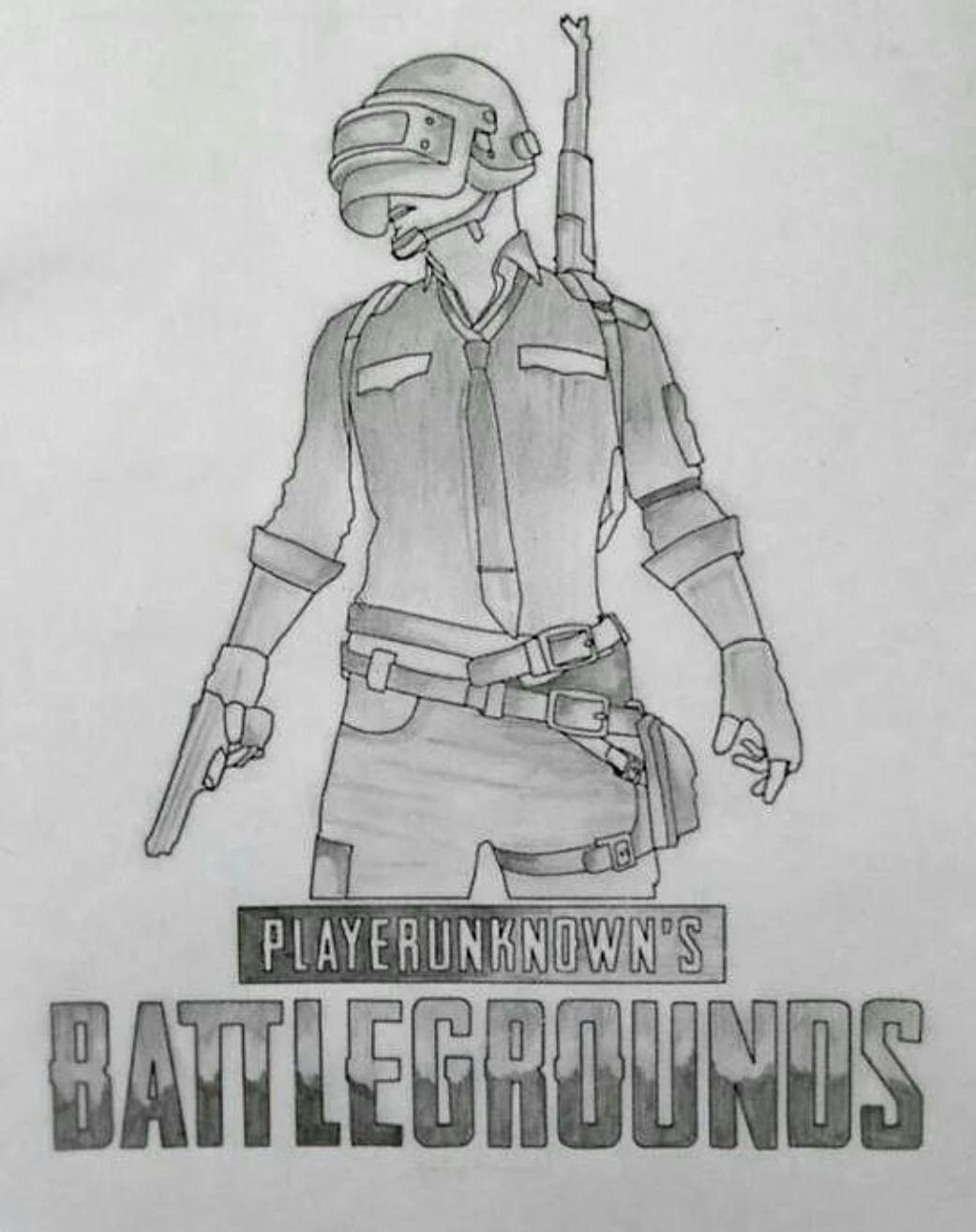 Sketch Of Dead Pool And Free Pubg Sketch Also