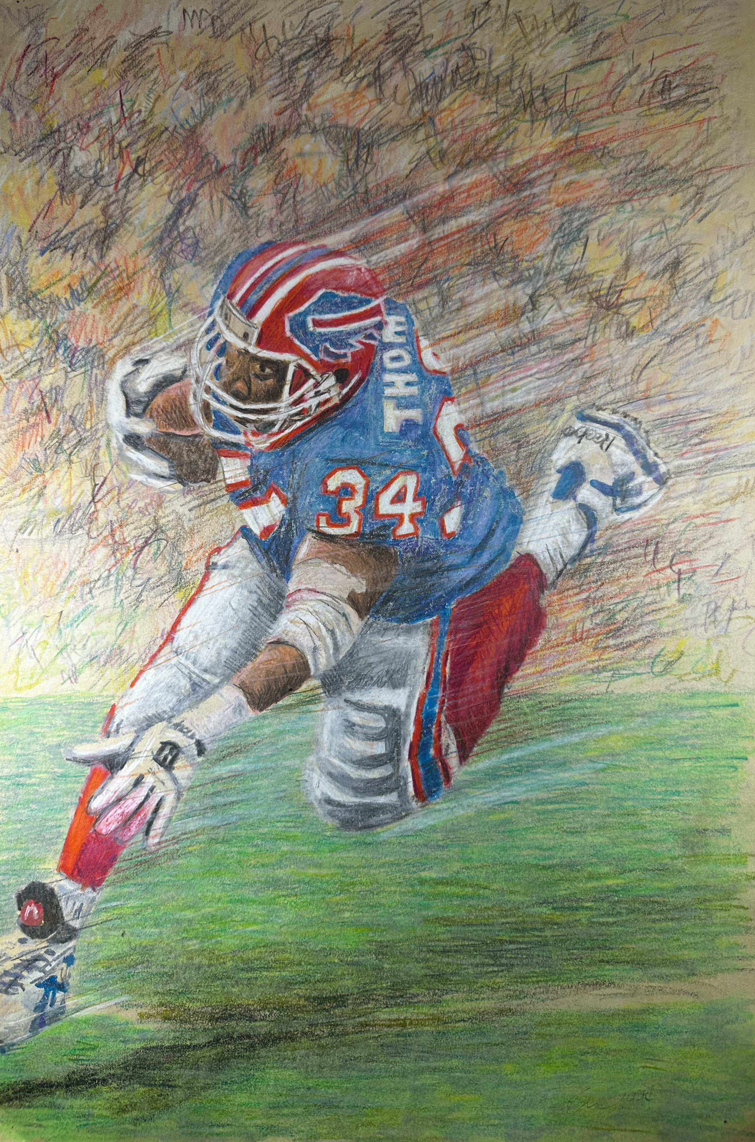 34 to forever belong to Thurman Thomas