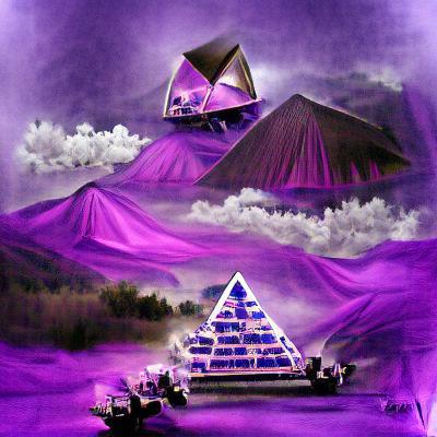 fantasy pyramid art