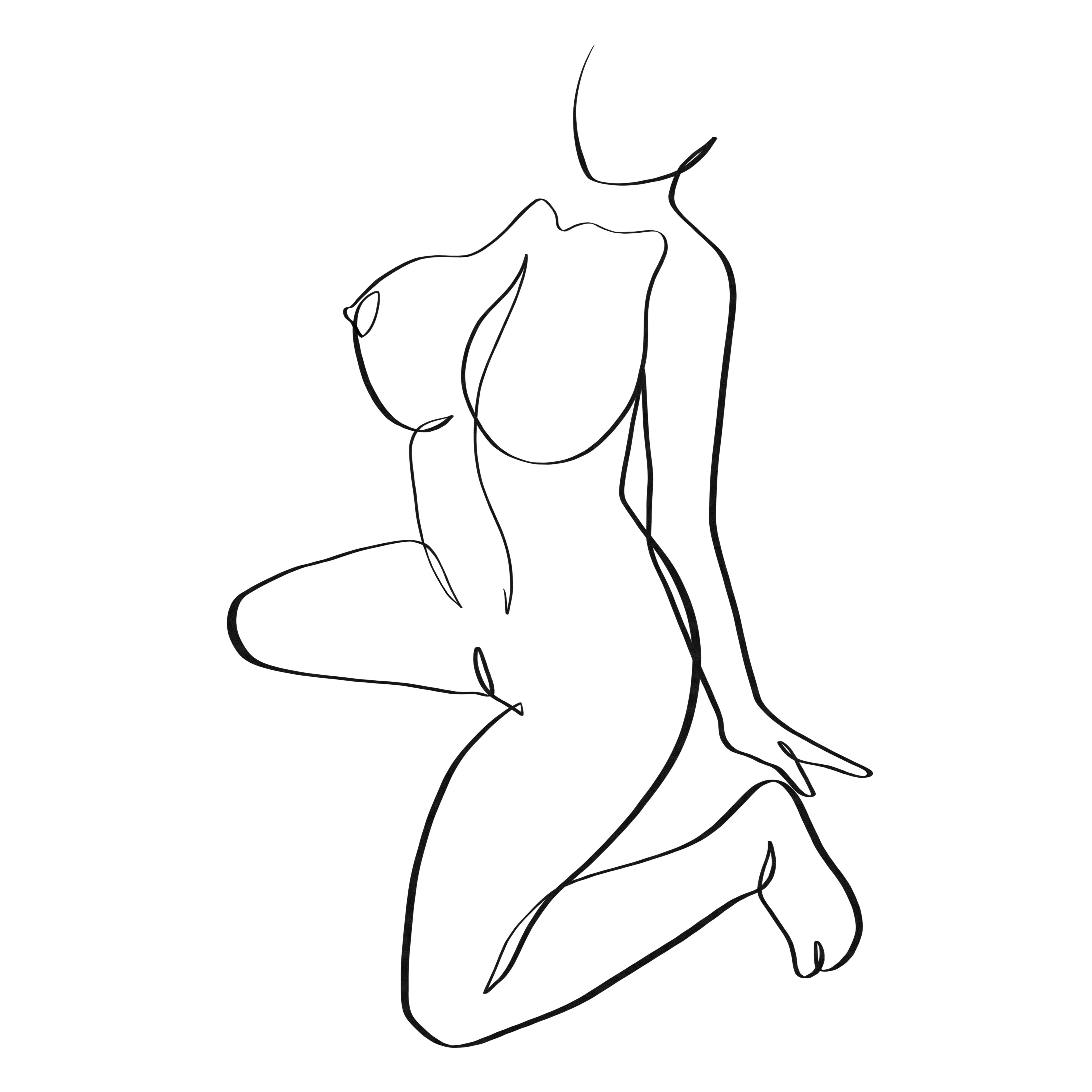 Cowgirl sex position one line art #12 - Erotic Originals | OpenSea