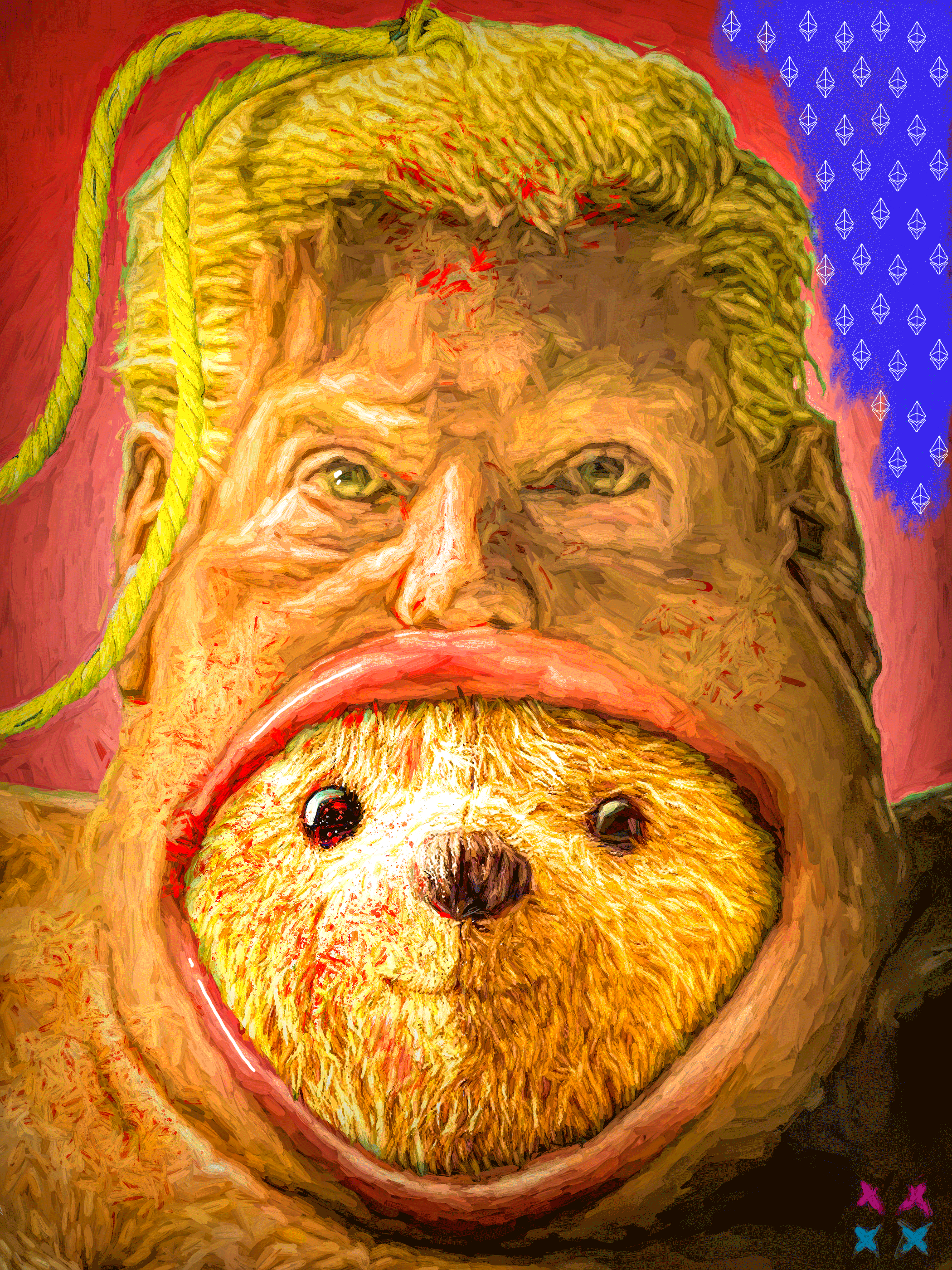 Peek-a-Pooh / Donald Trump Edition