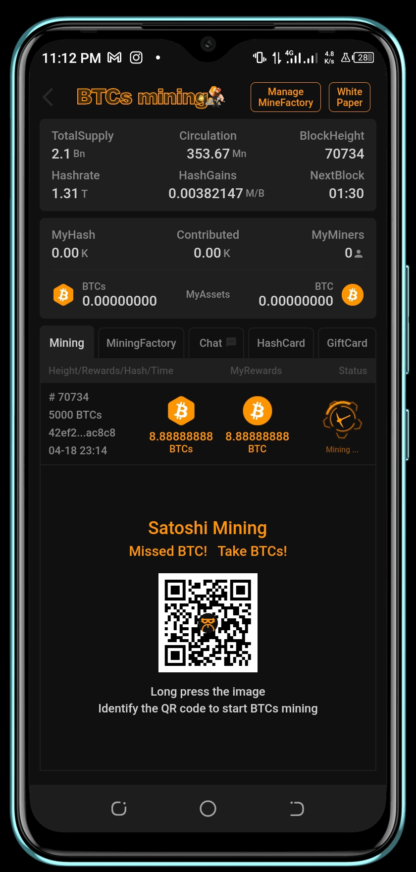 CORE (Satoshi BTCs) on X: Join me for free mining of digital assets Rubi  Block! Let's click to link:  Or enter the code  DANJEE I will give you 1500 mana to