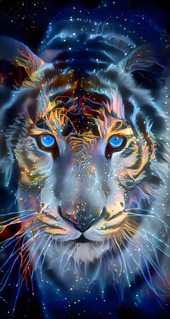 Tiger 1/1 - Deep AI generative art | OpenSea