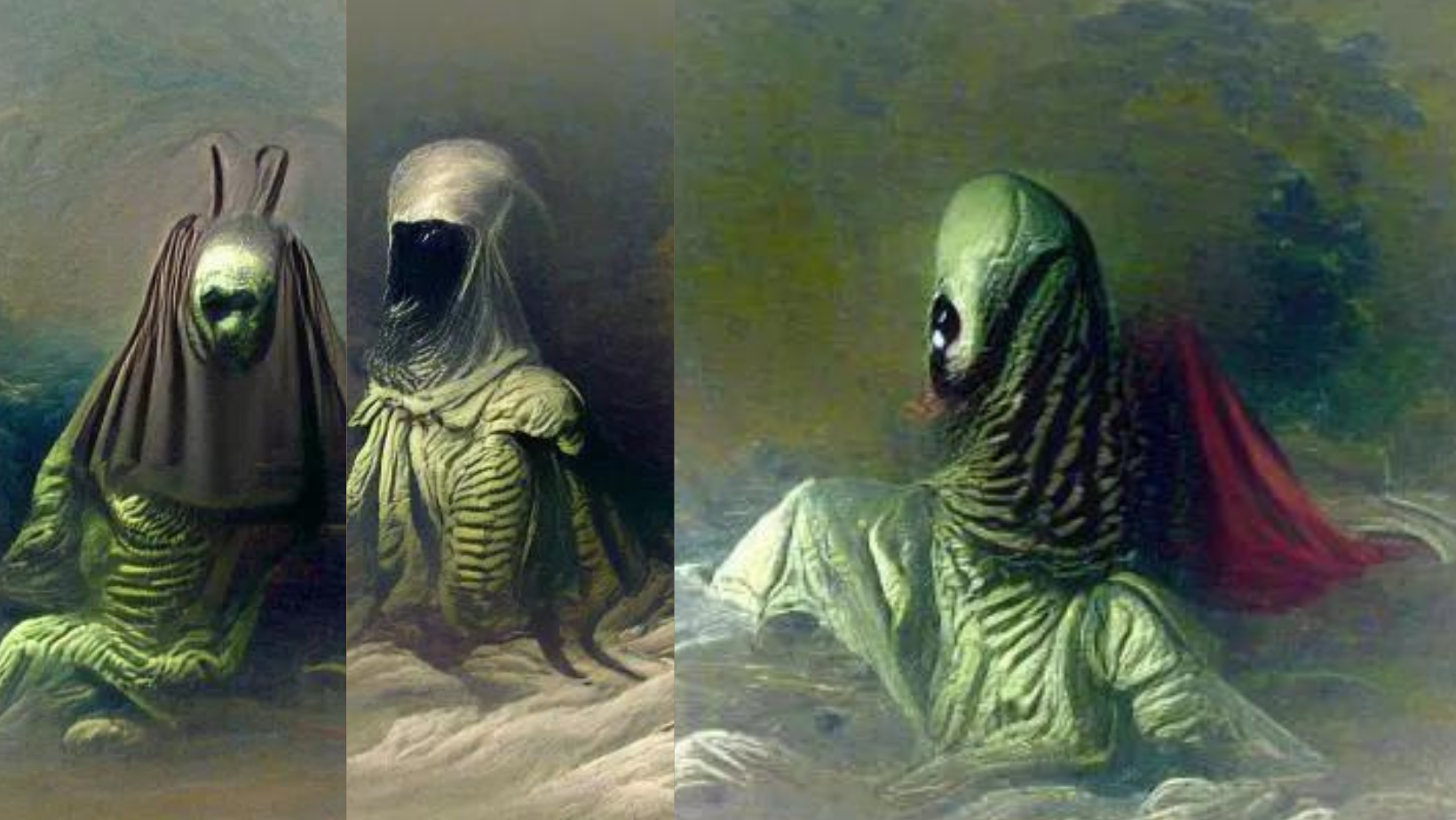 Hooded alien A.I - Collection | OpenSea