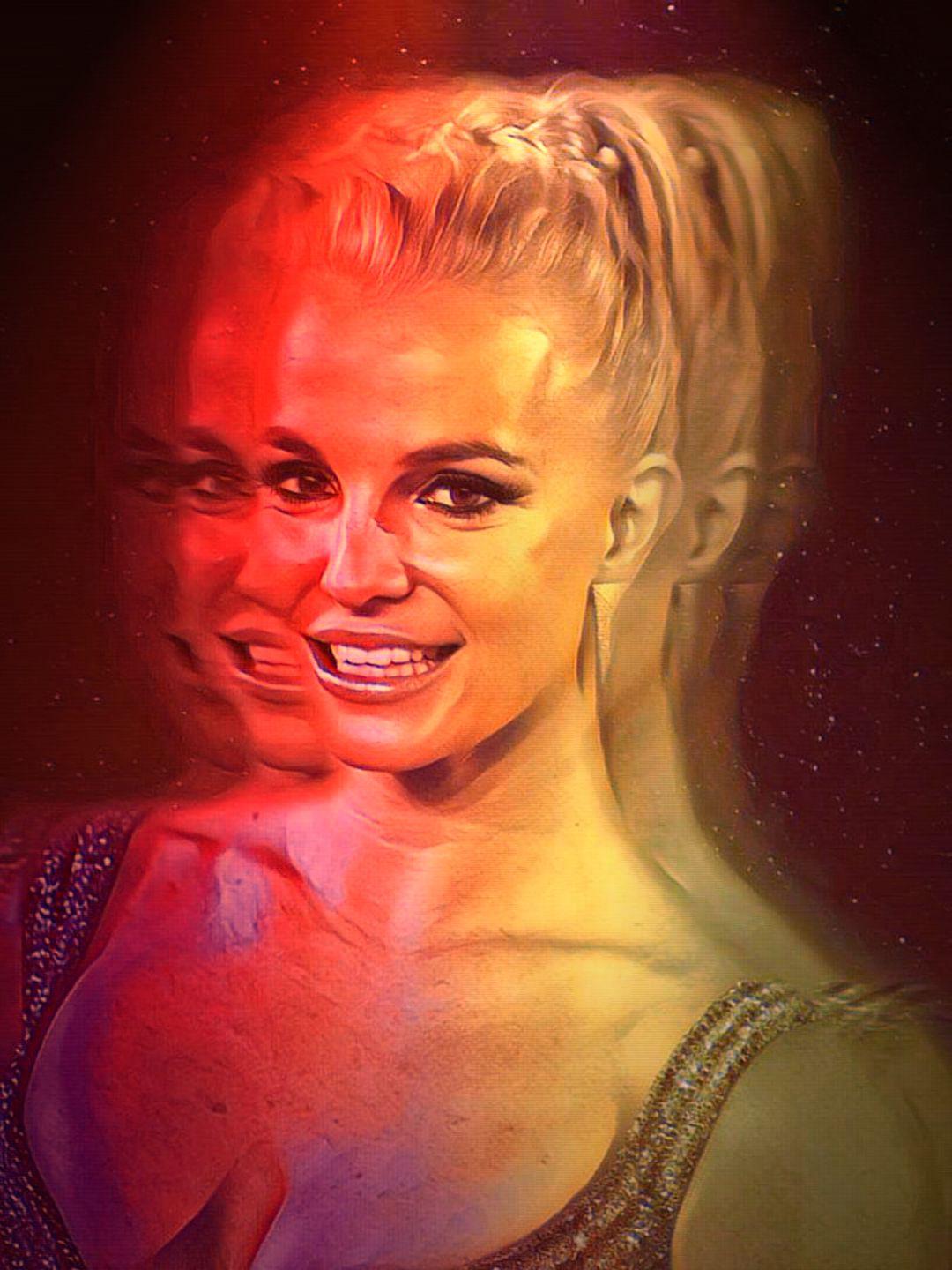 Retro Incest Bpoter Sister - Britney Spears # 3 - Celeb ART - Beautiful Artworks of Celebrities,  Footballers, Politicians and Famous People in World | OpenSea