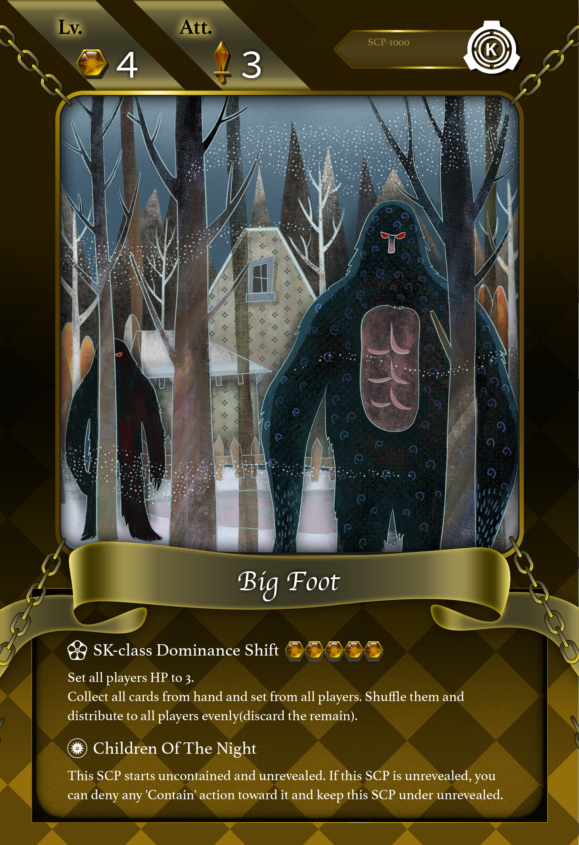 SCP-106]The old man - SCP: End of Magic - Official Card Game