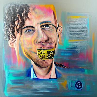 Alex Gladstein AI Acrylic Art - PhelanVoin's AI Acrylic Art