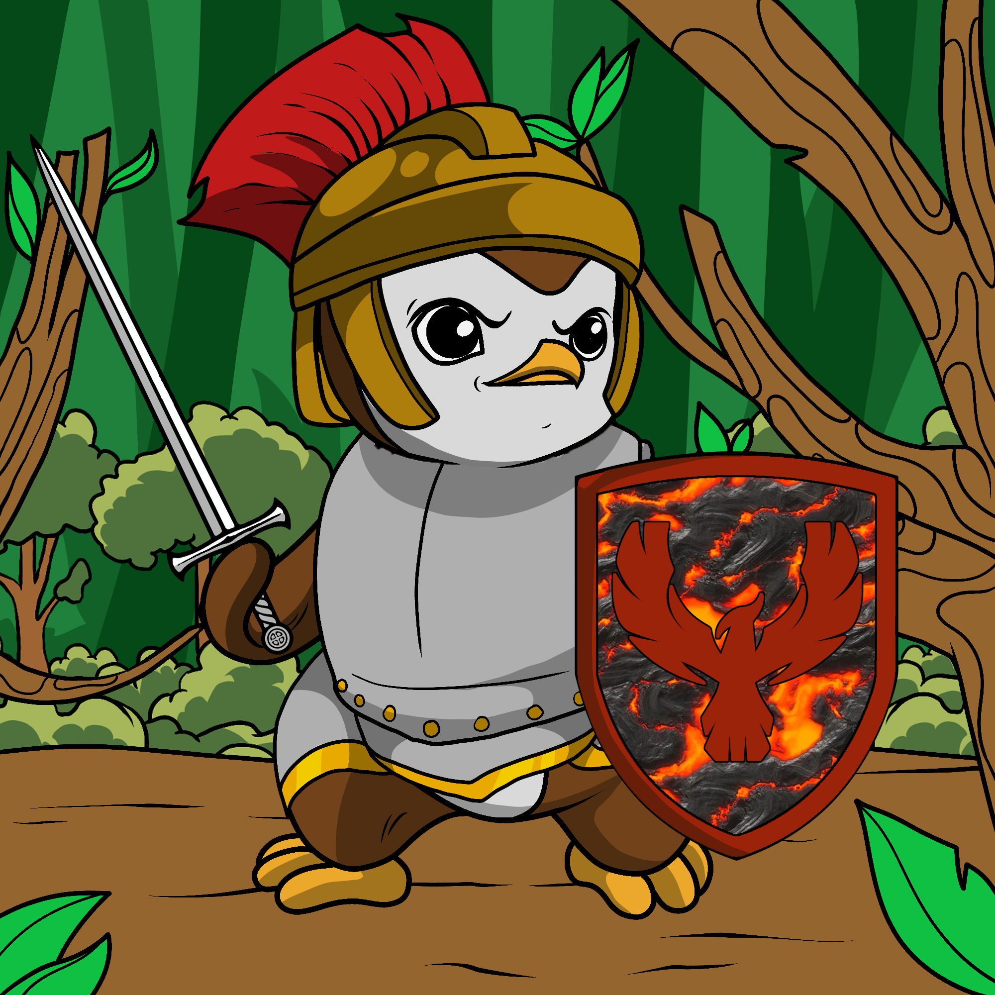 Paladin Penguin Club - Coin Rivet